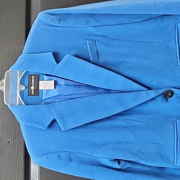 SAGHARBOR blue women's blazer - Picture 1 of 5